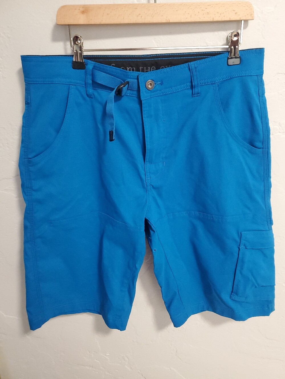 Prana Men's Bright Blue Cargo Shorts